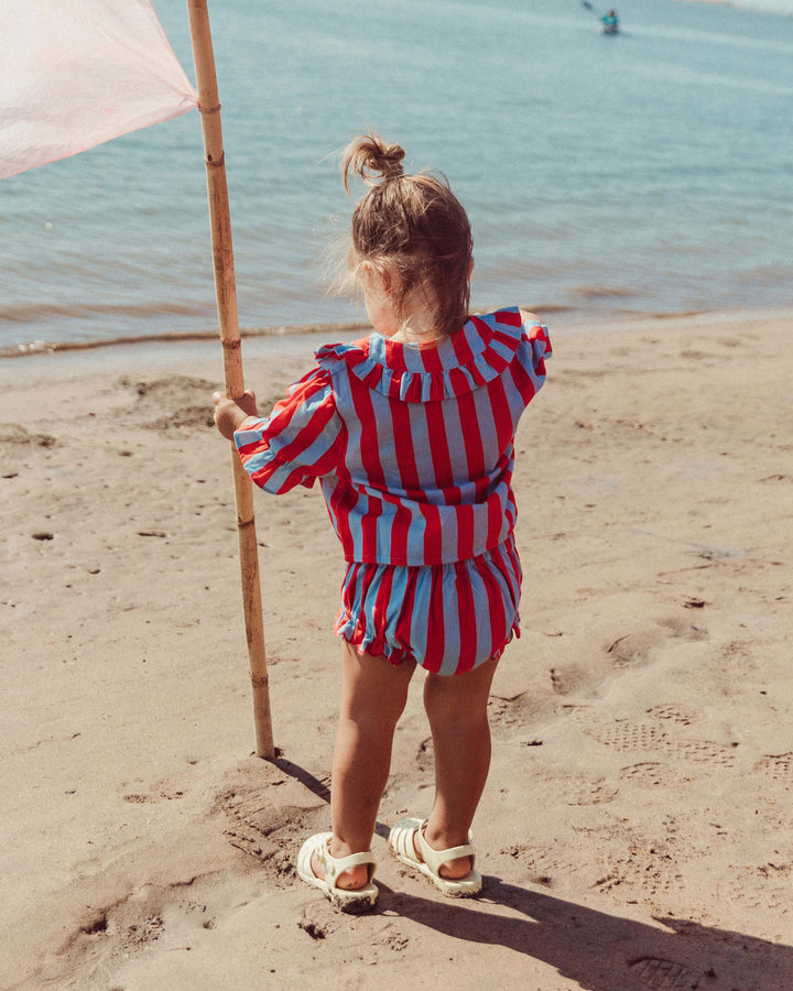 BLUSA CAPRIOLE RED STRIPES PETIT