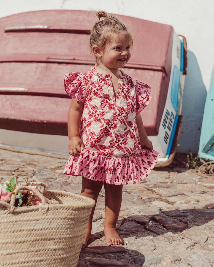 VESTIDO ANGELE PINK FISH PETIT