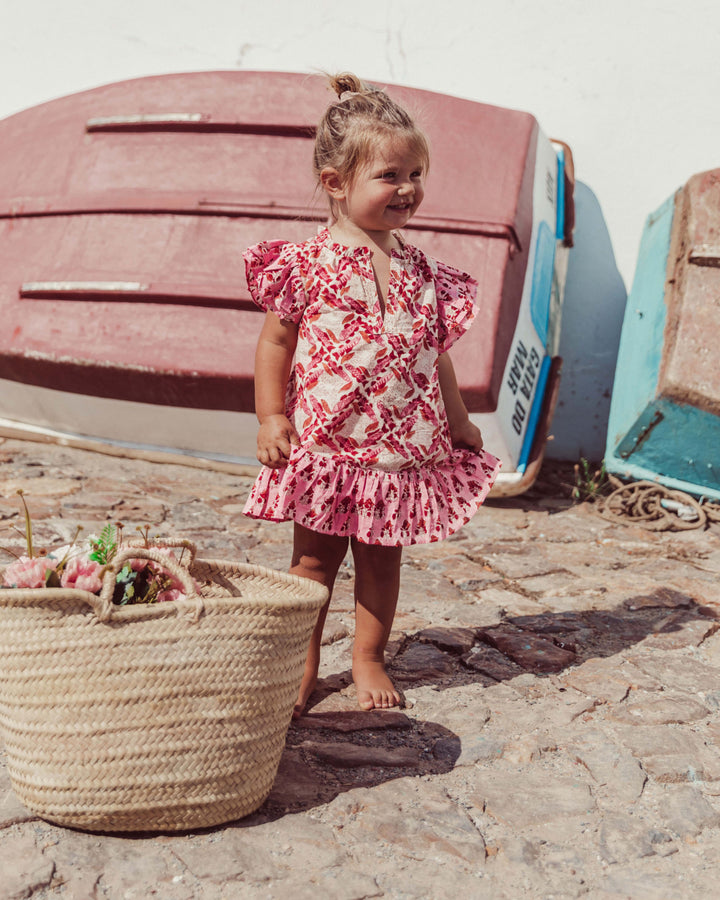 VESTIDO ANGELE PINK FISH PETIT