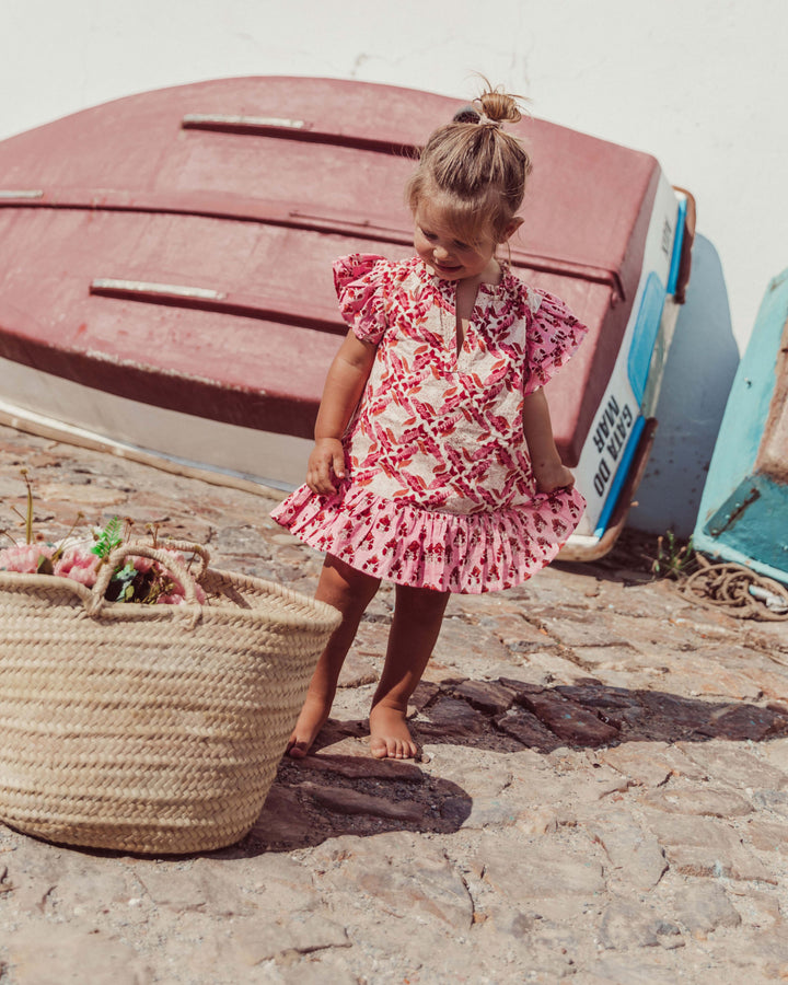 VESTIDO ANGELE PINK FISH PETIT