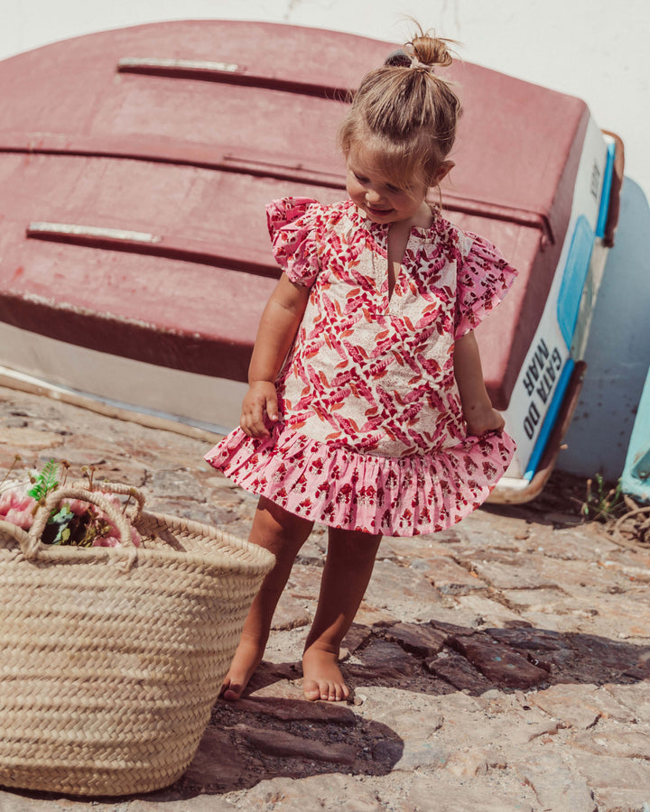 VESTIDO ANGELE PINK FISH PETIT