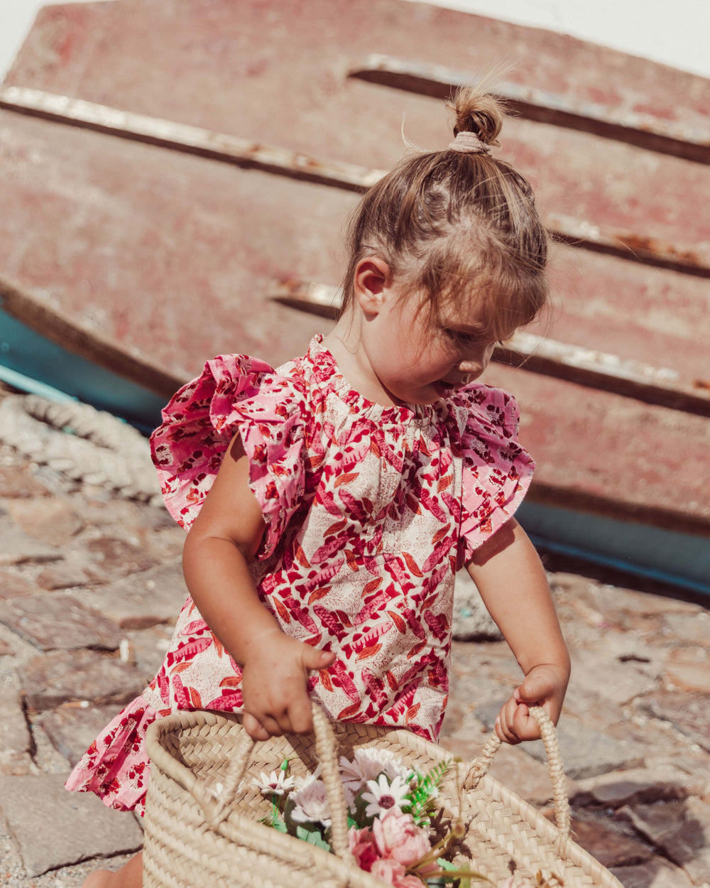 VESTIDO ANGELE PINK FISH PETIT