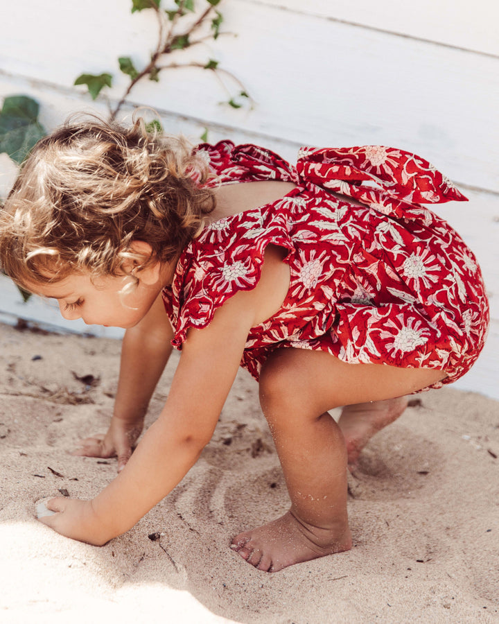 RANITA LUNETA RED FLOWERS PETIT