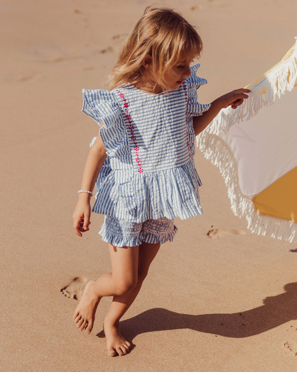 BLUSA GIADA BLUE STRIPES PETIT