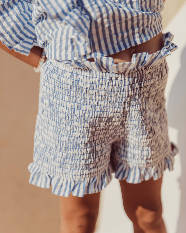 SHORT BAISKELI WHITE BLUE PETIT