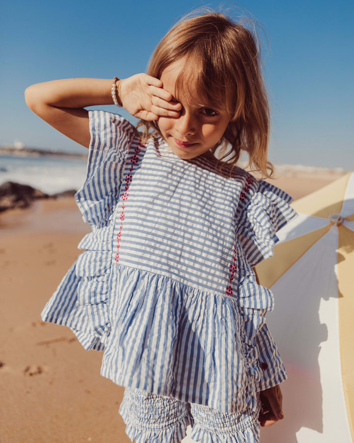 BLUSA GIADA BLUE STRIPES PETIT