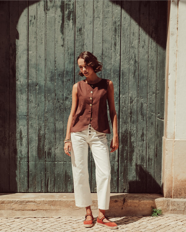 VEST ECLAT BROWN