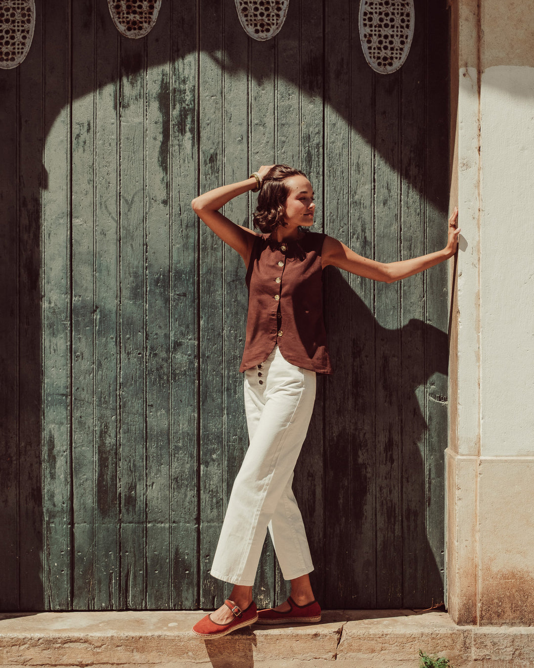 VEST ECLAT BROWN