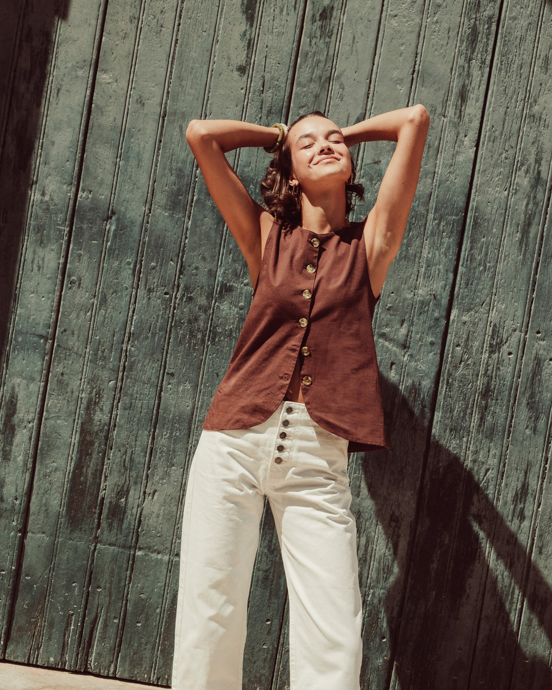 VEST ECLAT BROWN