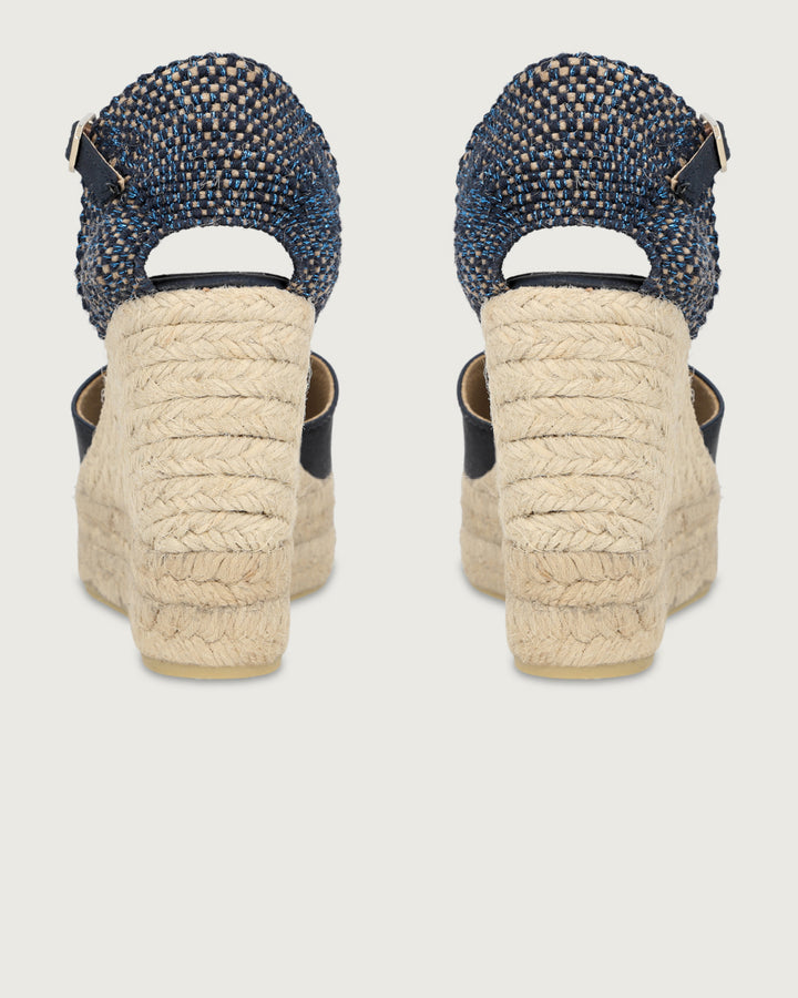 CUÑA YUTE VERENA NAVY BLUE