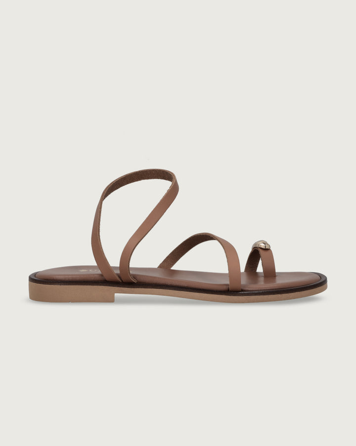 SANDALIA ZANTE CAFÉ GOLD