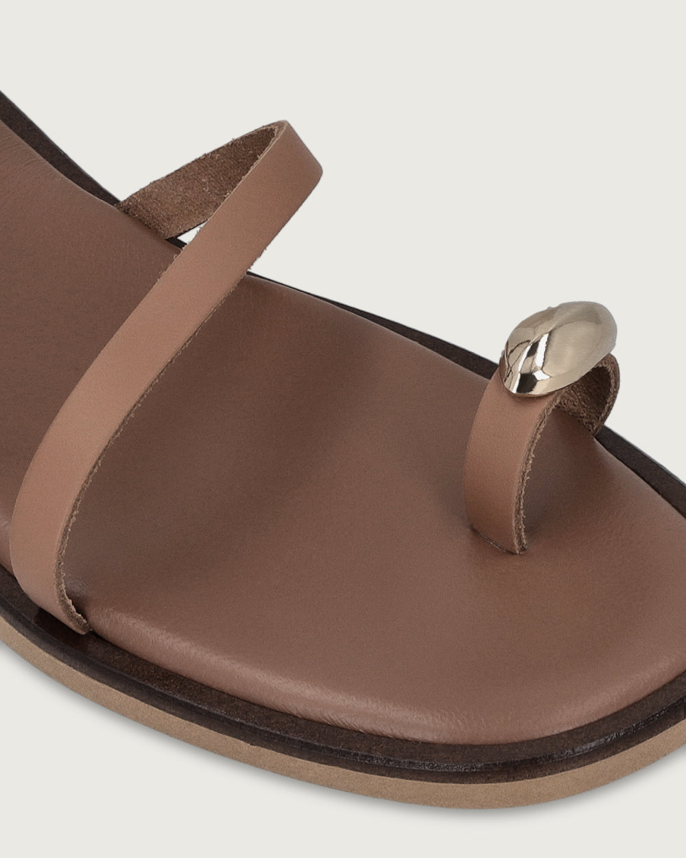 SANDALIA ZANTE CAFÉ GOLD