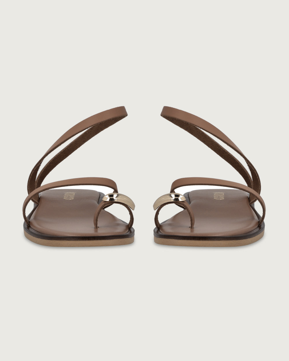 SANDALIA ZANTE CAFÉ GOLD