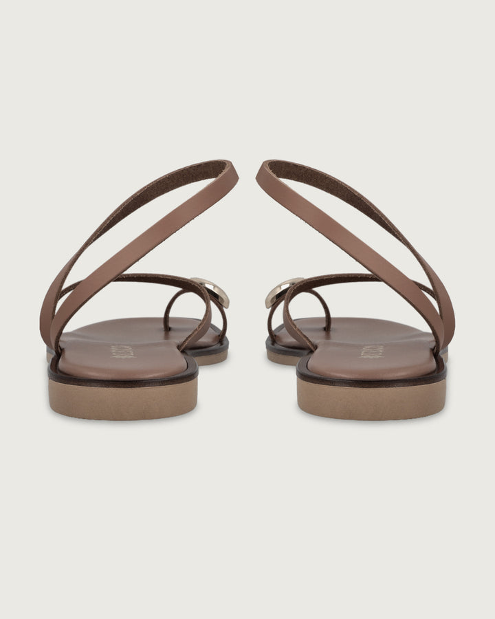 SANDALIA ZANTE CAFÉ GOLD