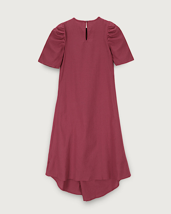 VESTIDO ZUCCHINI BURGUNDY