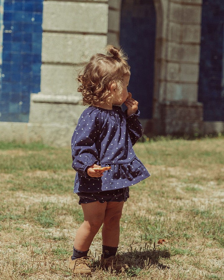 BLUSA COCO LOVE BLUE WHITE PETIT