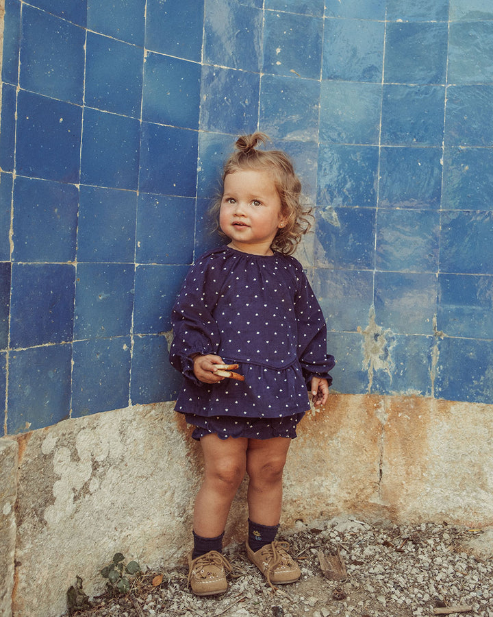 BLUSA COCO LOVE BLUE WHITE PETIT