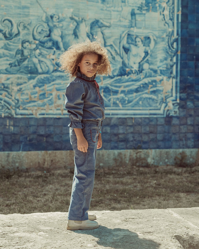 PANTALON NENA ACERO PETIT
