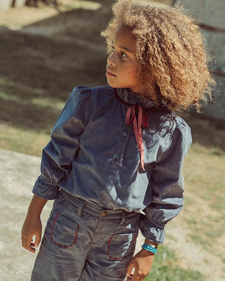 PANTALON NENA ACERO PETIT
