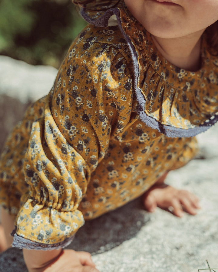 RANITA PUPA FLOWERS MUSTARD PETIT