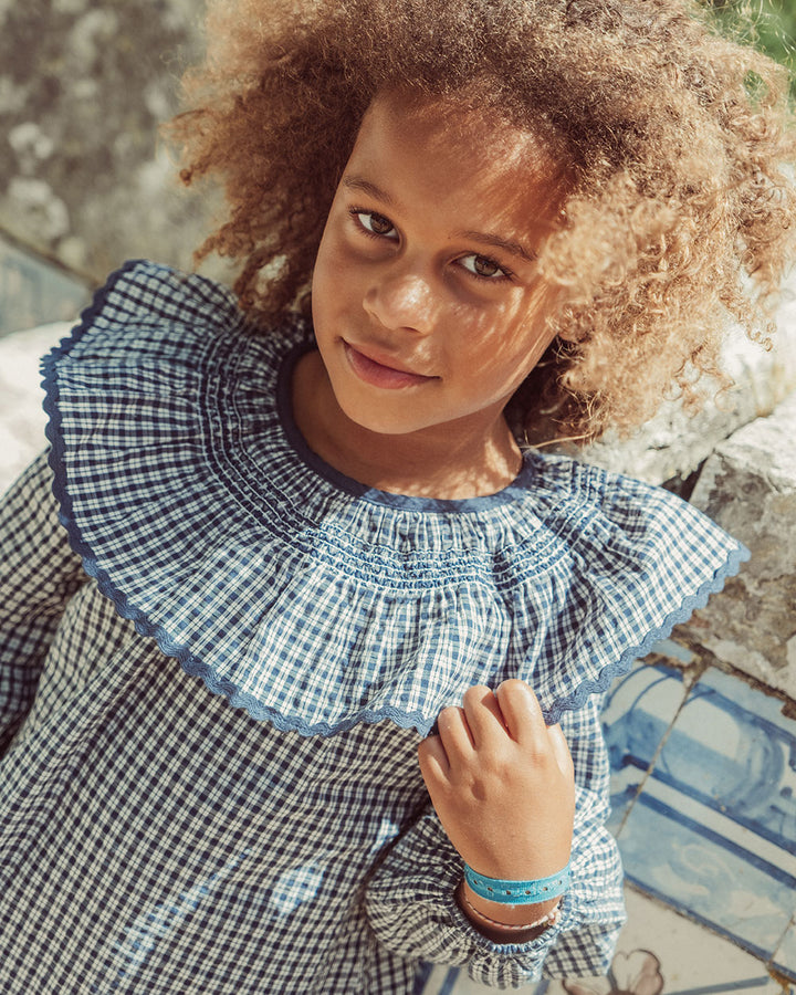 VESTIDO LUZ SCOTTISH NAVY PETIT