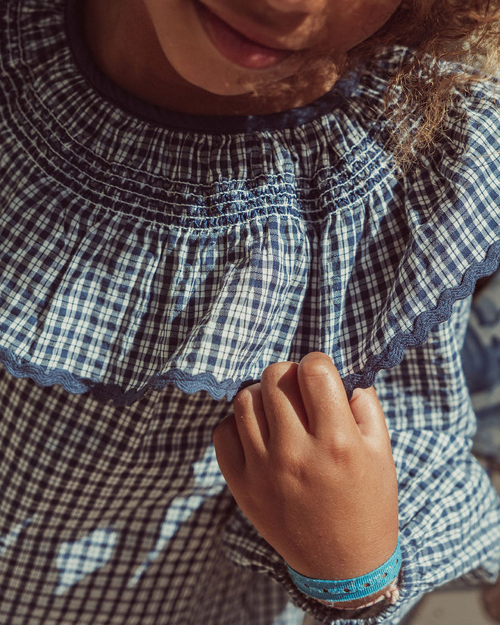 VESTIDO LUZ SCOTTISH NAVY PETIT