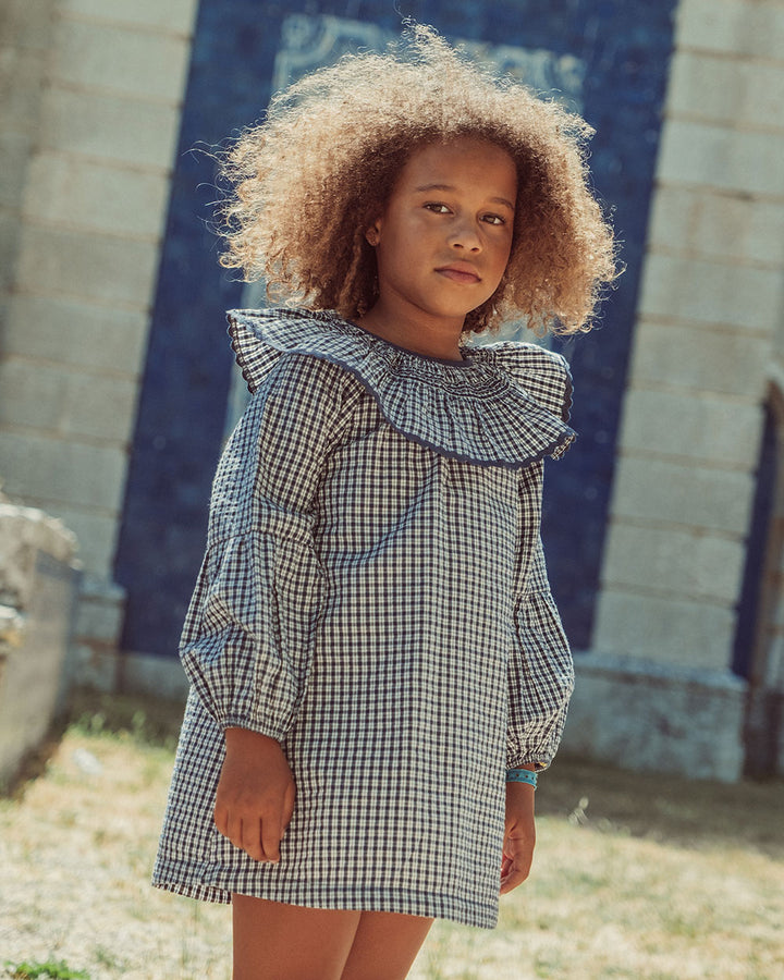 VESTIDO LUZ SCOTTISH NAVY PETIT