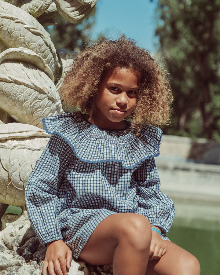 VESTIDO LUZ SCOTTISH NAVY PETIT