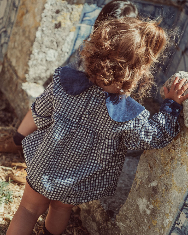BLUSA LIV SCOTTISH NAVY PETIT