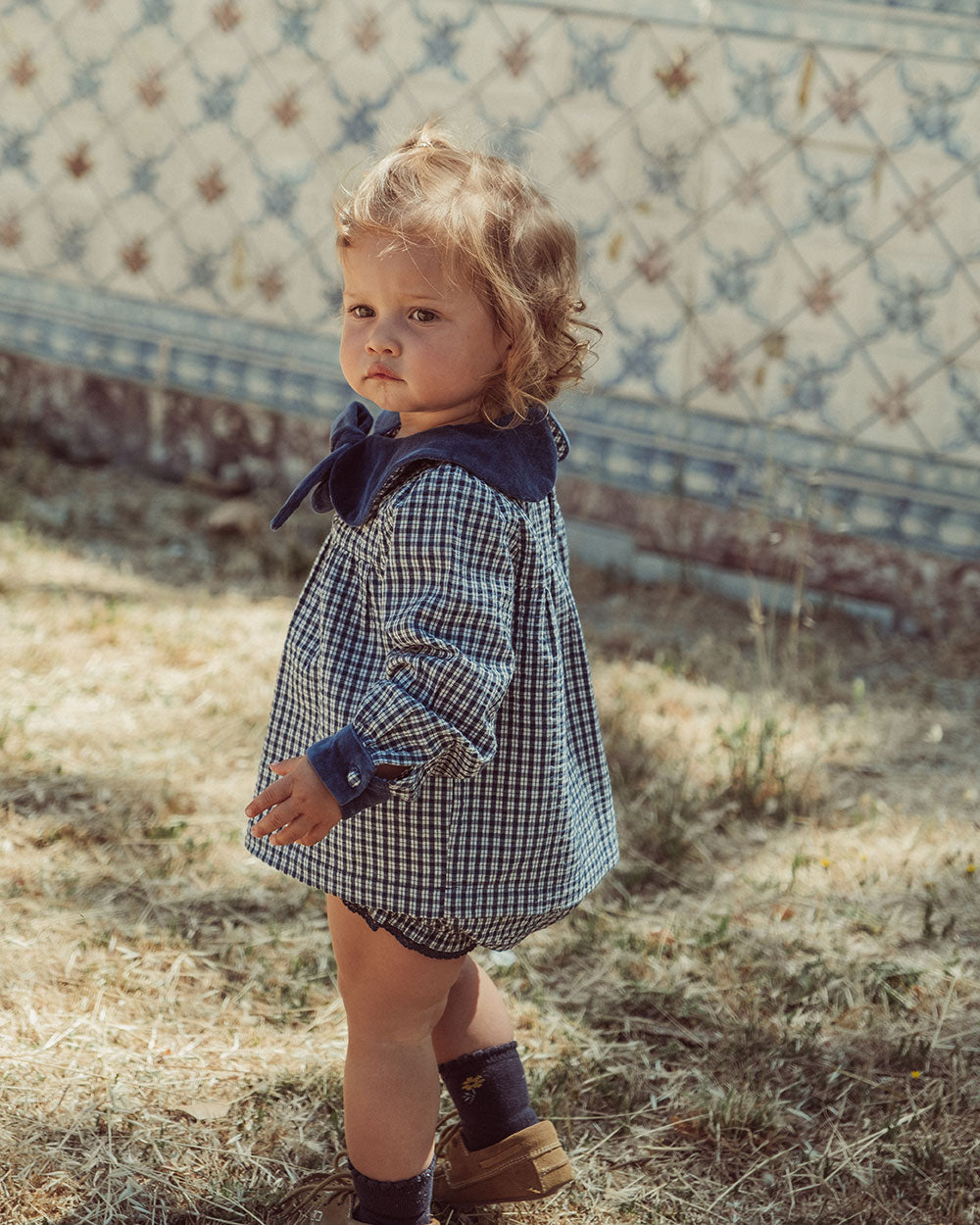 BLUSA LIV SCOTTISH NAVY PETIT