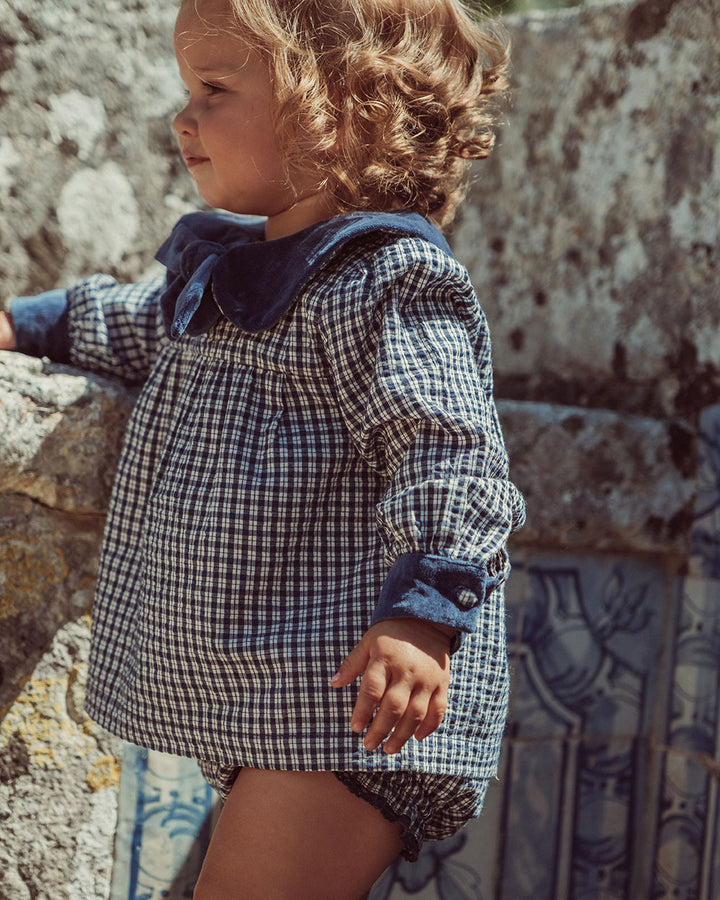 BLUSA LIV SCOTTISH NAVY PETIT