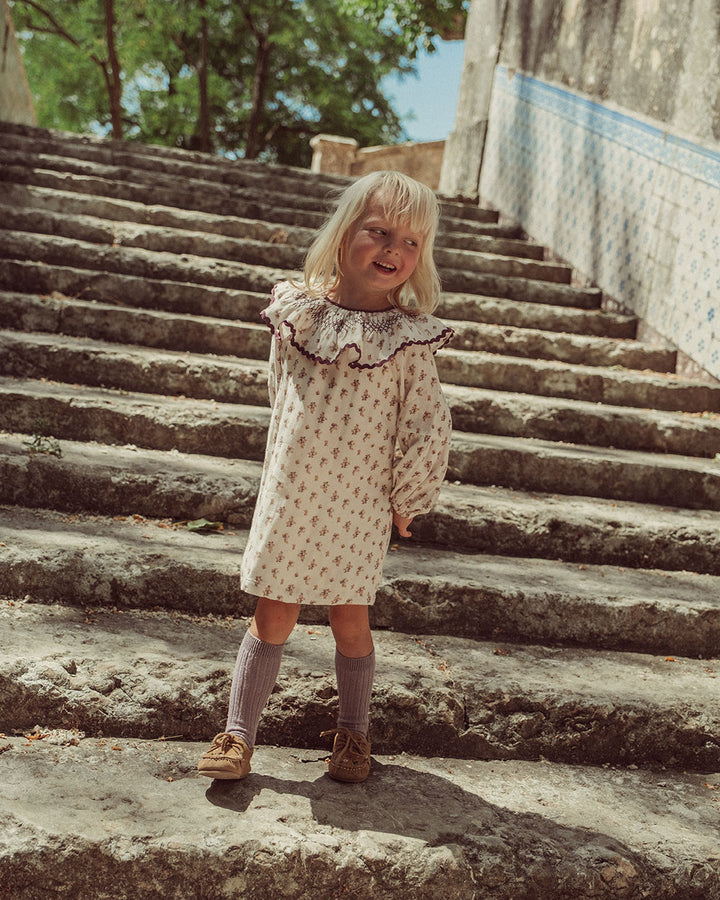 VESTIDO LUZ CHERRY BLOSSOM MUSTARD PETIT