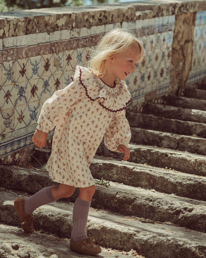 VESTIDO LUZ CHERRY BLOSSOM MUSTARD PETIT