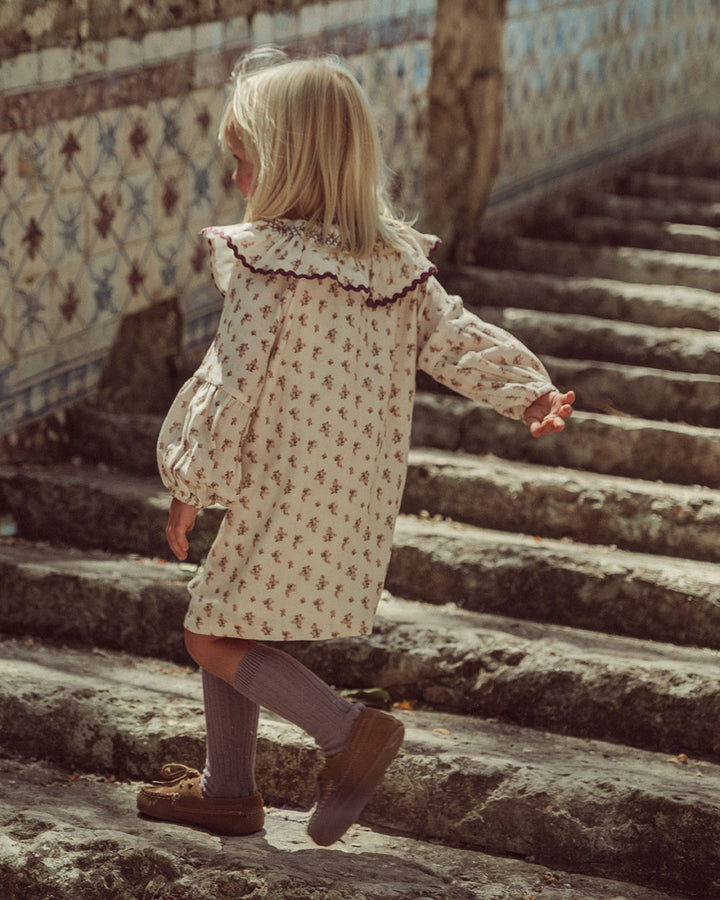 VESTIDO LUZ CHERRY BLOSSOM MUSTARD PETIT