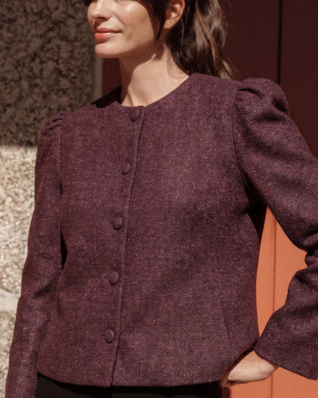 CHAQUETA NORDIC BURGUNDY