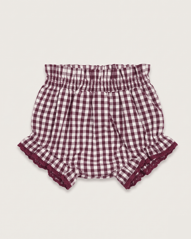 CUBRE PAÑAL BRUMA VICHY BURGUNDY PETIT