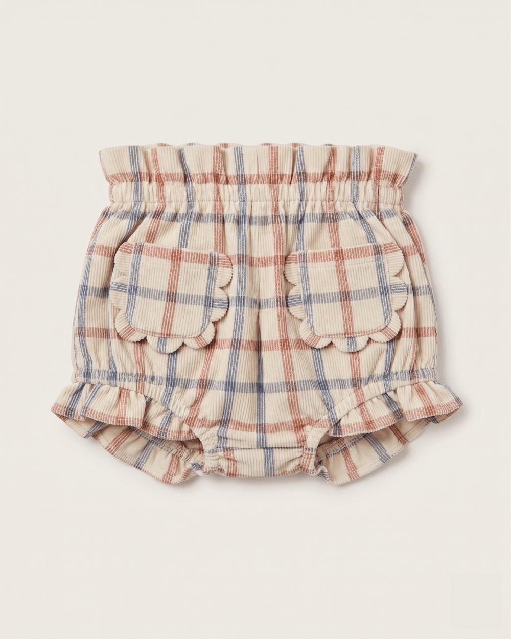 CUBRE PAÑAL LUMI SCOTTISH LIGHT BLUE RED PETIT