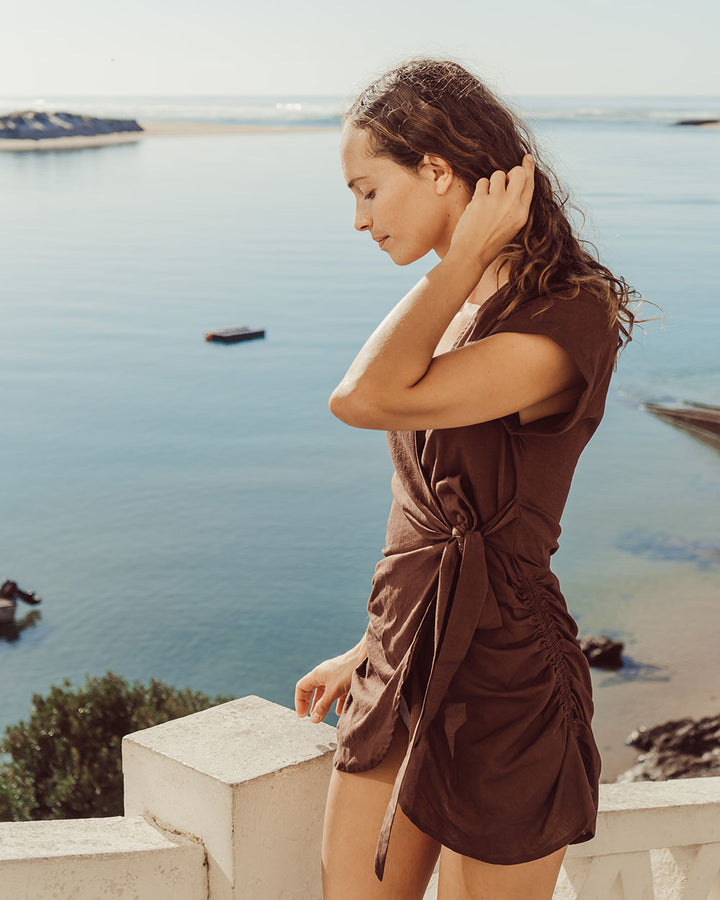 VESTIDO MARINHA BROWN