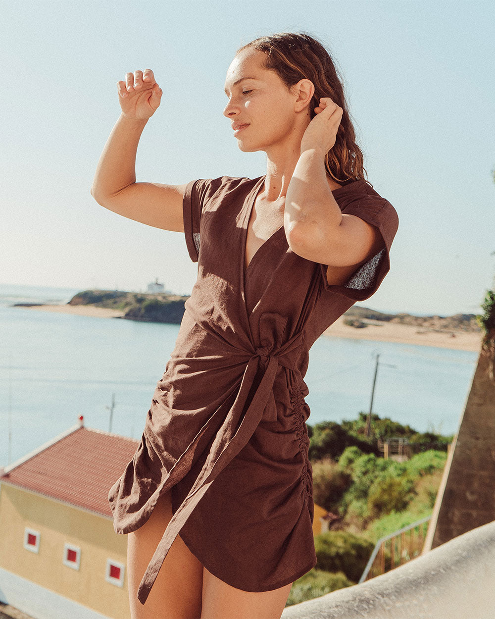 VESTIDO MARINHA BROWN