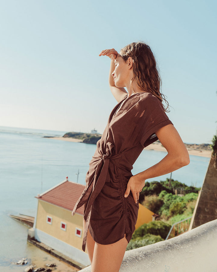 VESTIDO MARINHA BROWN