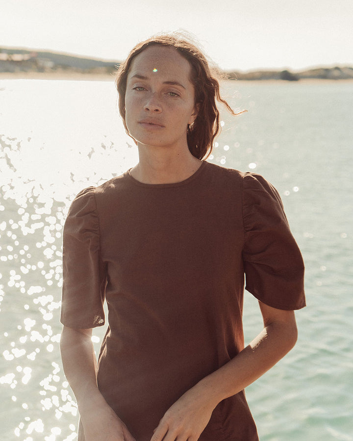 VESTIDO ZUCCHINI BROWN