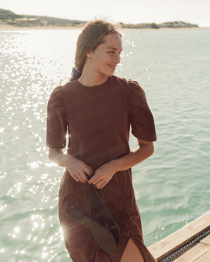 VESTIDO ZUCCHINI BROWN