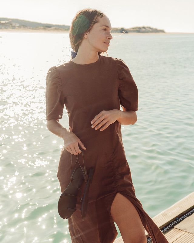 VESTIDO ZUCCHINI BROWN