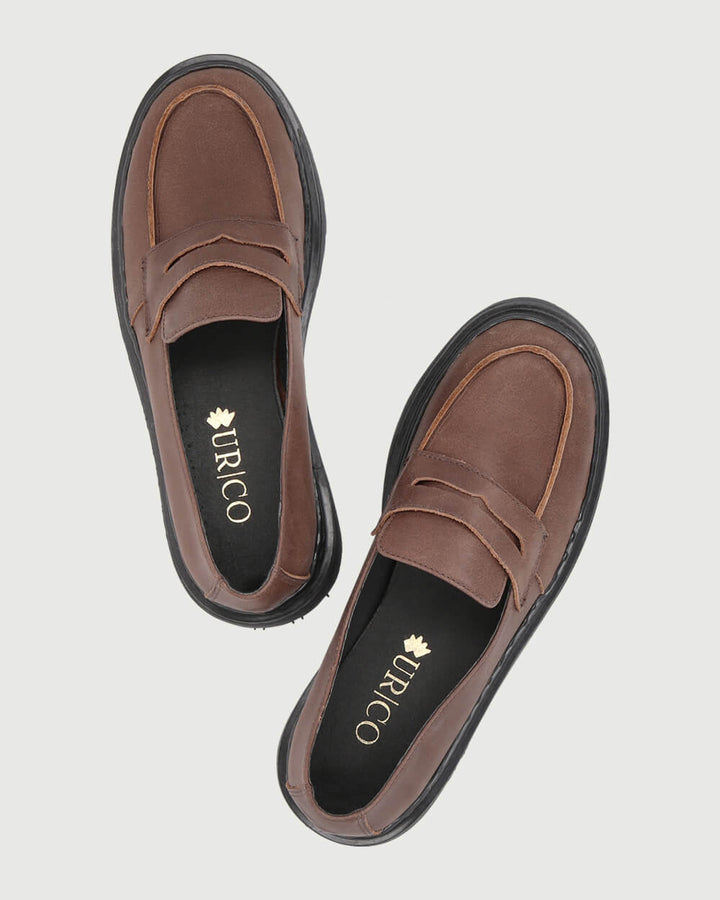 MOCASÍN GEORGETTE CAFÉ