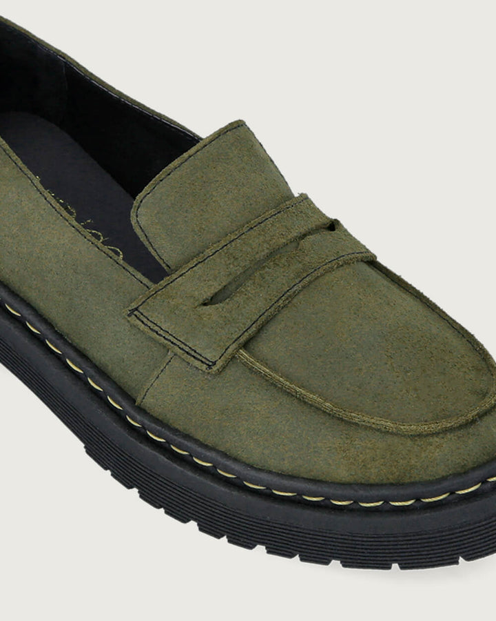 MOCASÍN GEORGETTE OLIVA