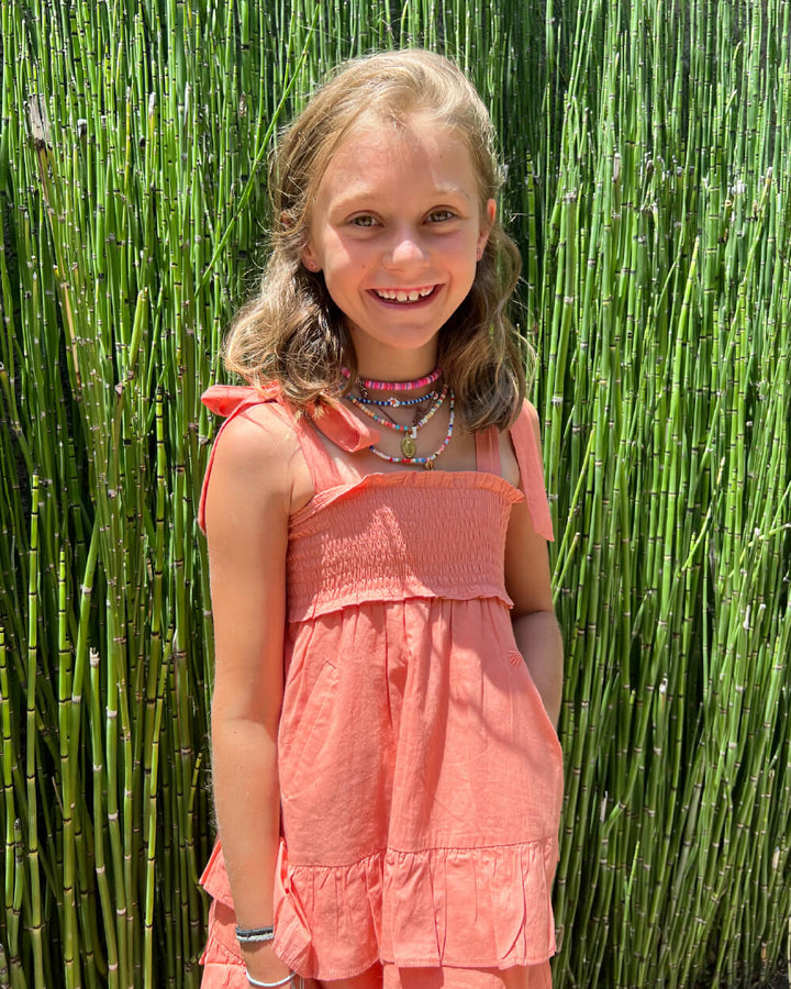 VESTIDO CHLOE CORAL PETITE