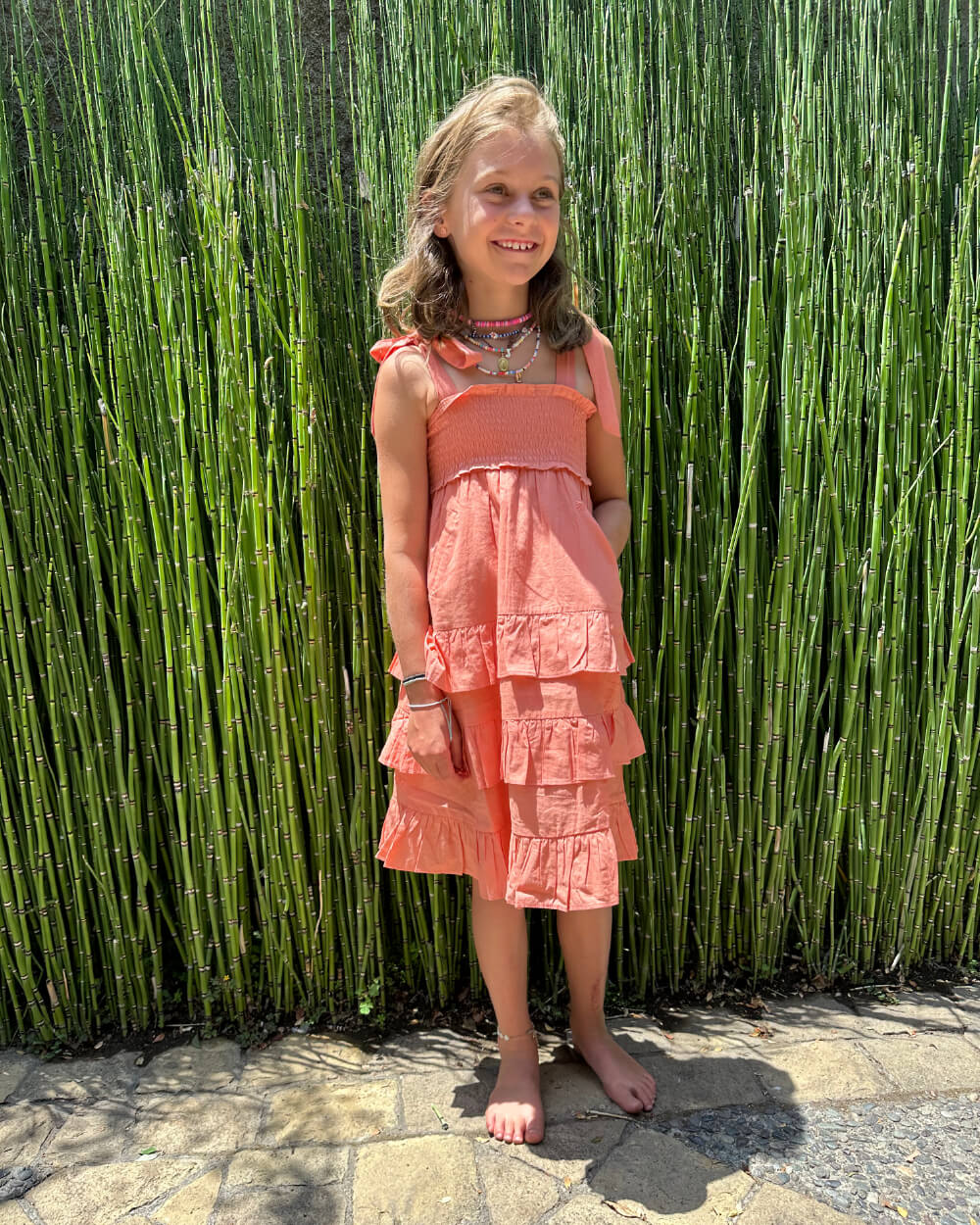 VESTIDO CHLOE CORAL PETITE